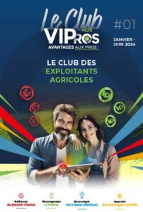 Couverture du magazine semestriel Le Club VIPros Agri première édition
