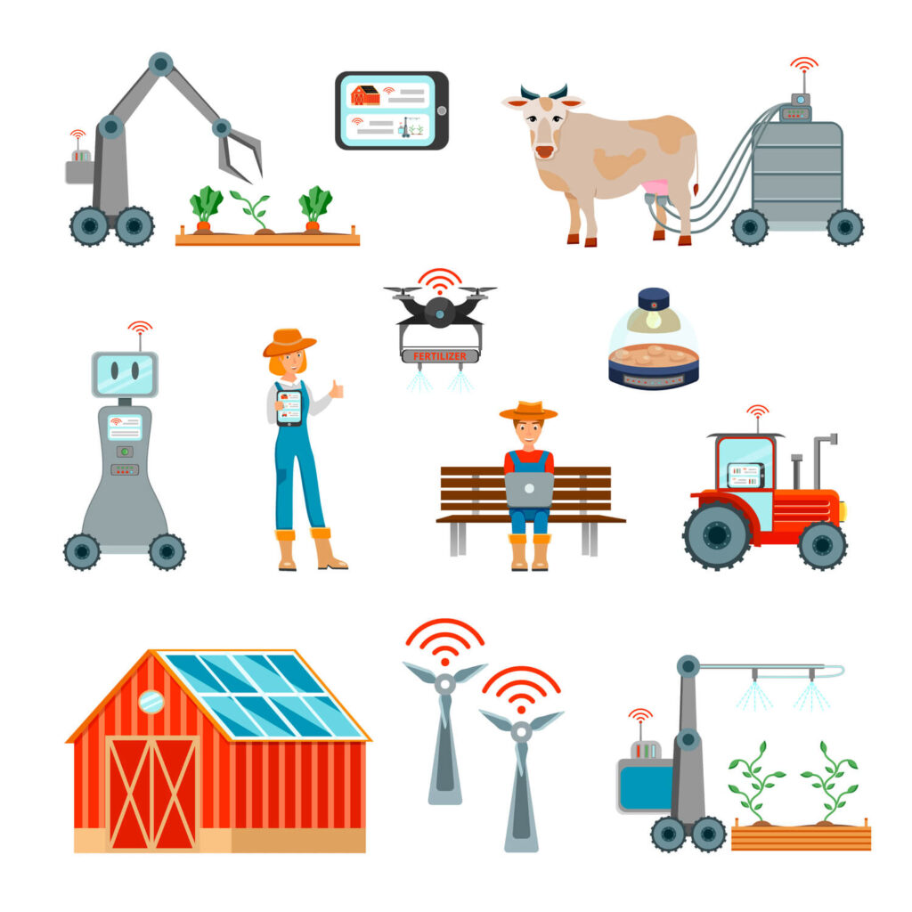 Technologies et objets connectés utilisés dans le cadre de l'agriculture de précision