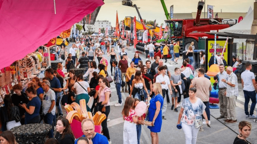 Visiteurs lors de la Foire de Châlons-en-Champagne en 2023