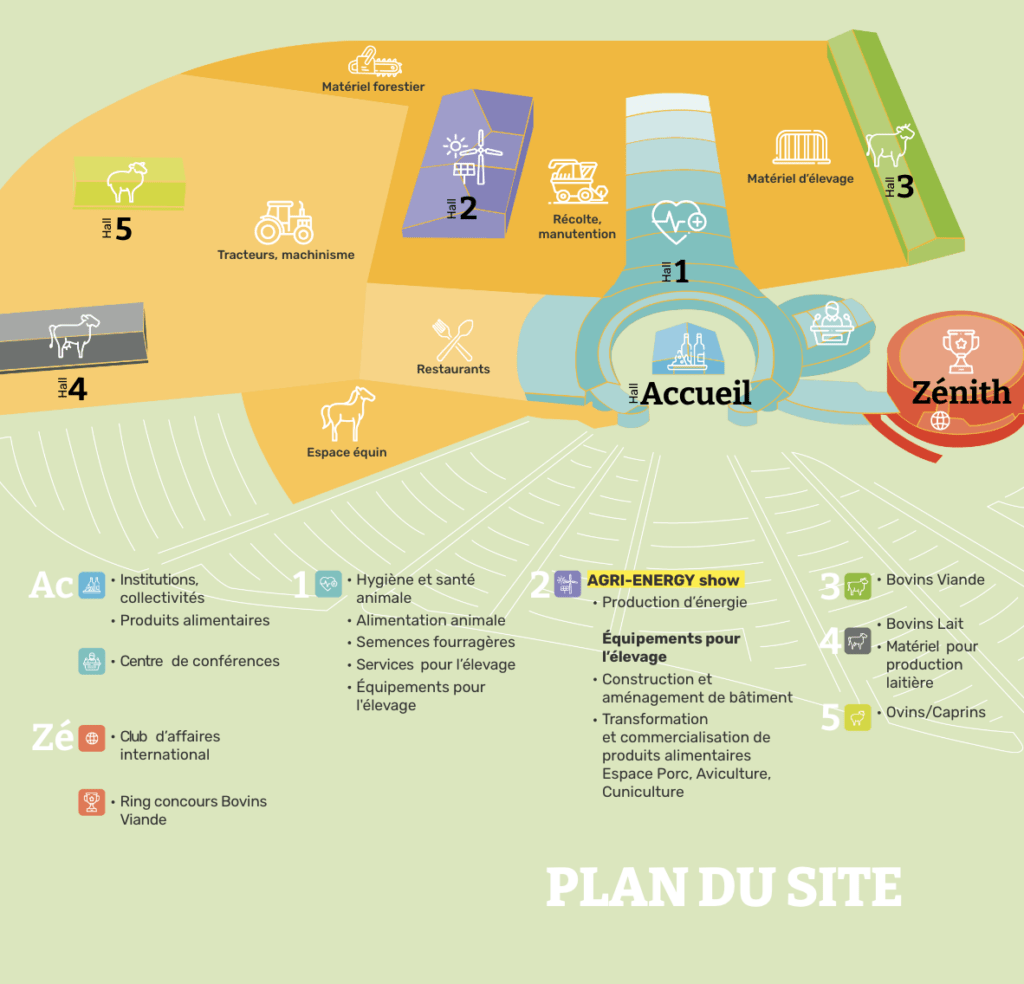 Plan du Sommet de l'élevage 2024